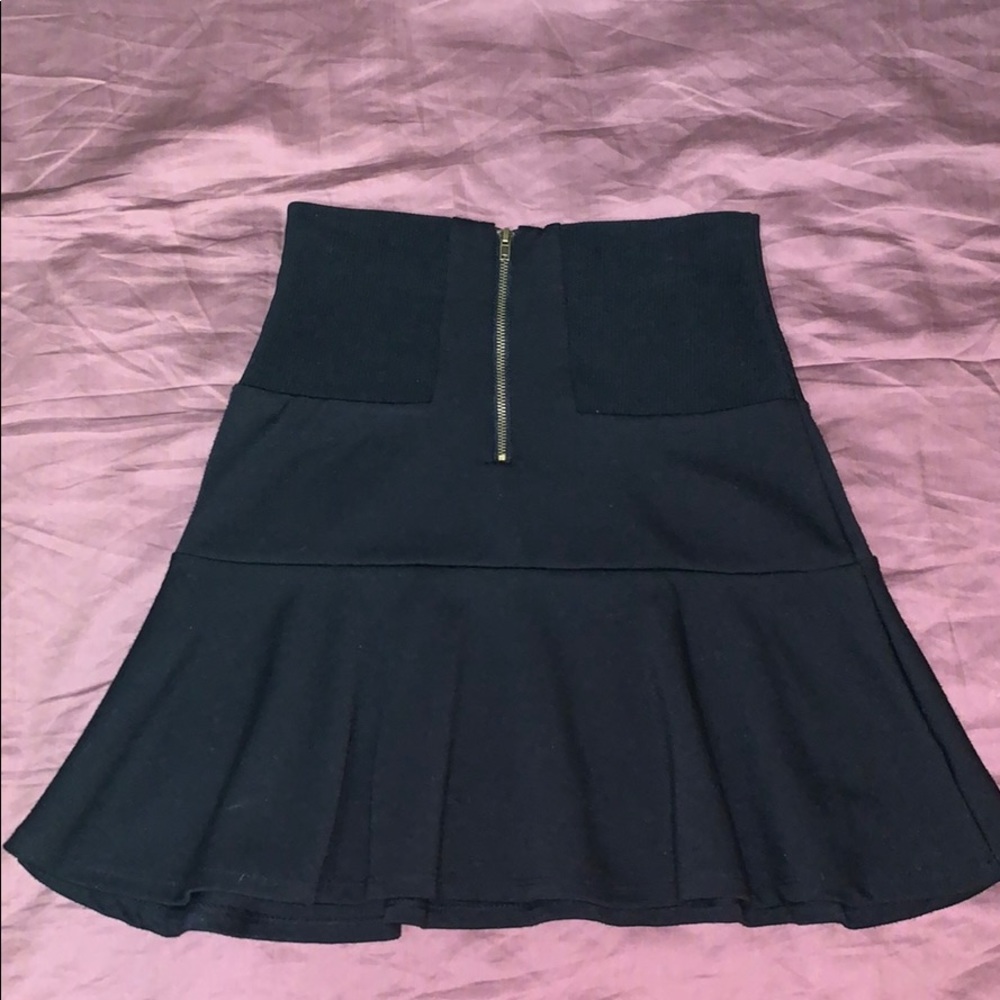 Black XS short fit and flair Skirt